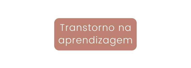 Transtorno na aprendizagem