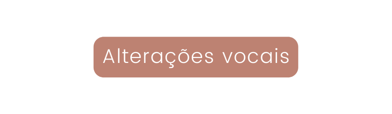 Alterações vocais