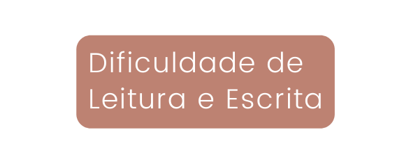 Dificuldade de Leitura e Escrita